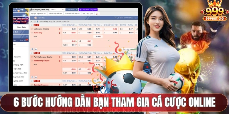 Thể Thao 999Bet - Sân Chơi Dành Cho Đam Mê Cá Độ 6 bước hướng dẫn bạn tham gia cá cược online